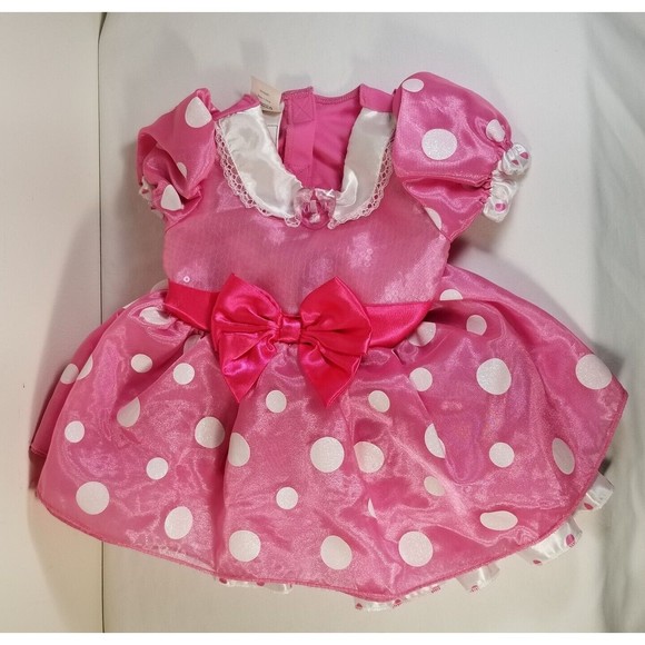 Disney Costumes Disney Store Pink Minnie Mouse Dress Costume Baby